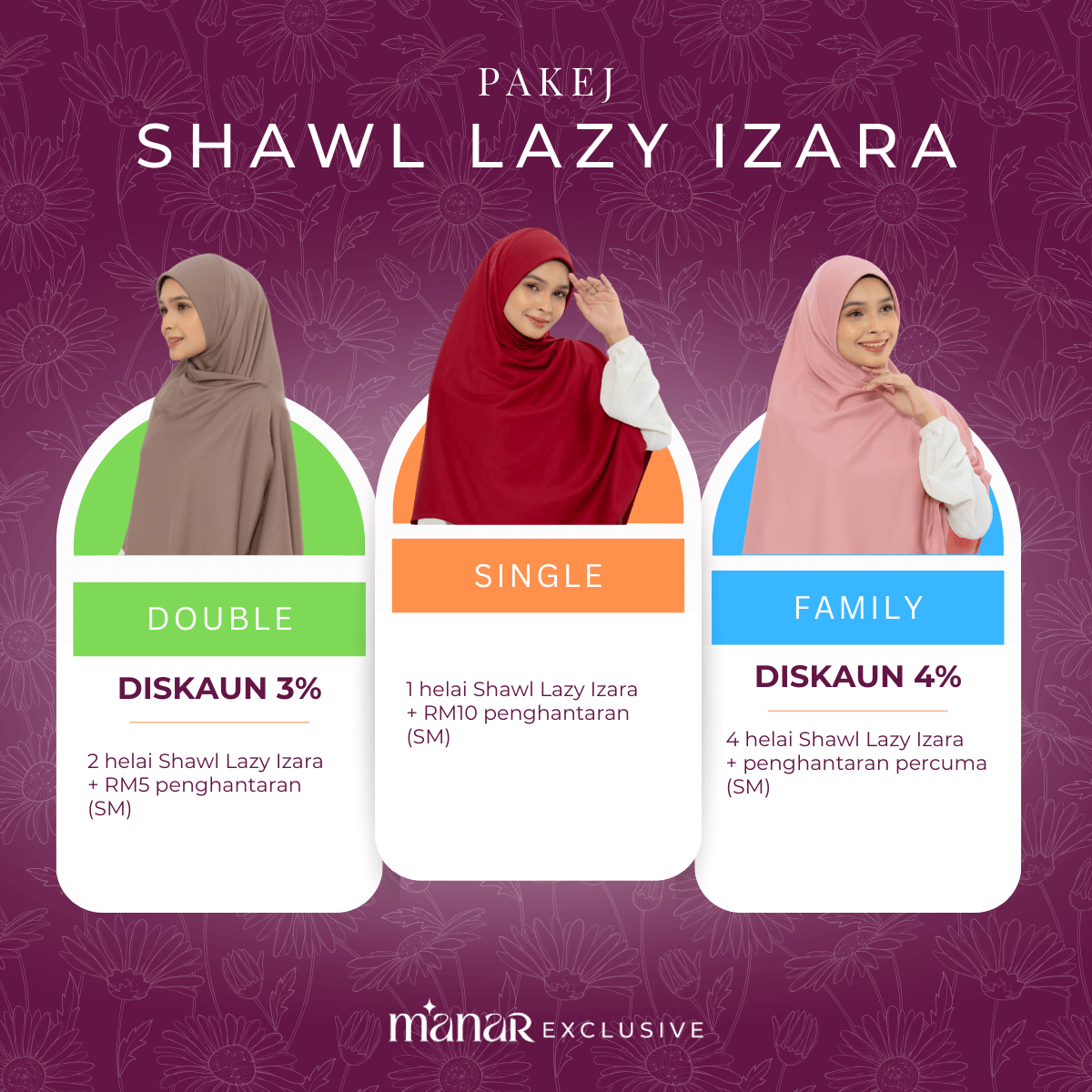 Shawl Lazy Izara