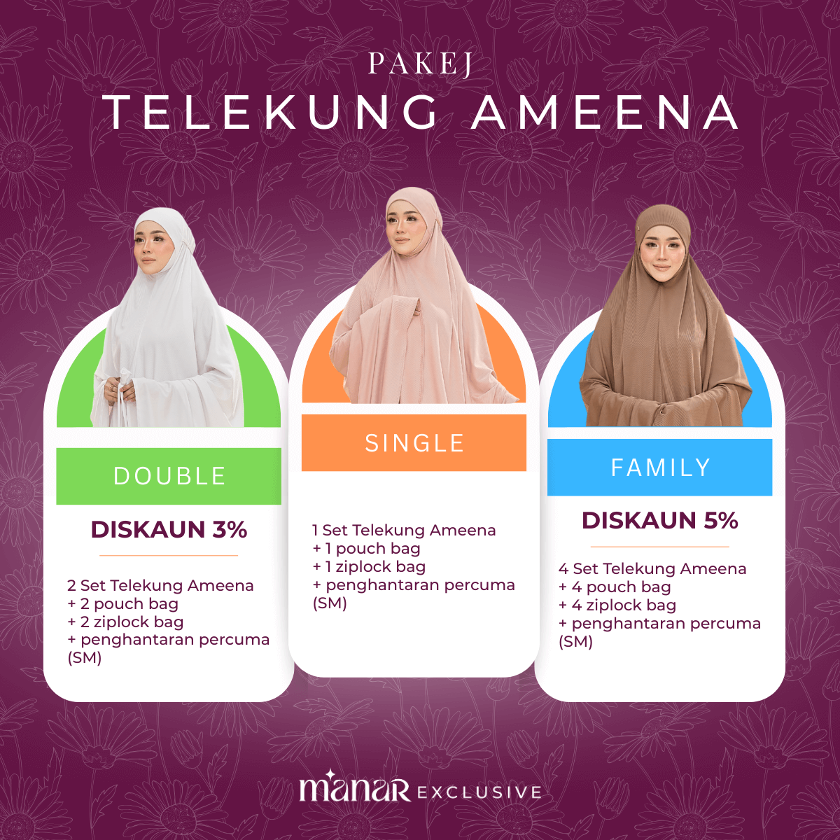 Telekung Ameena V2