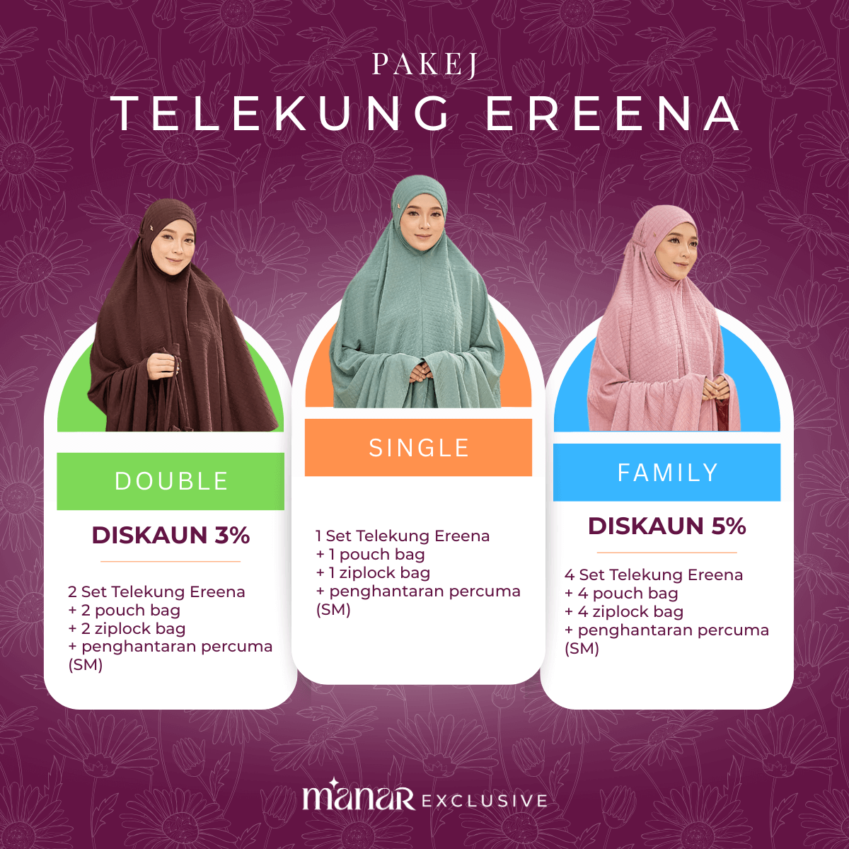 Telekung Ereena