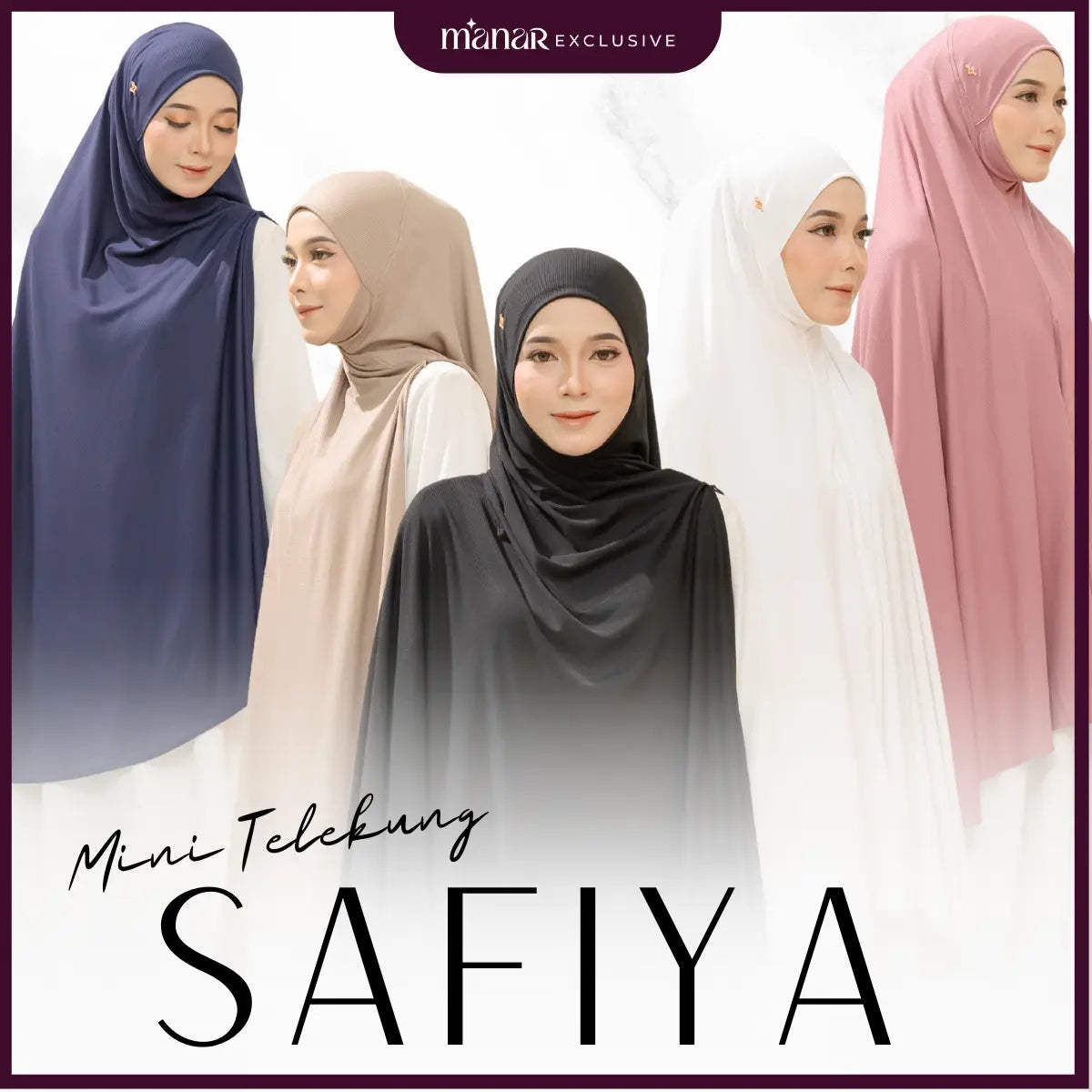 Khimar Solat Safiya