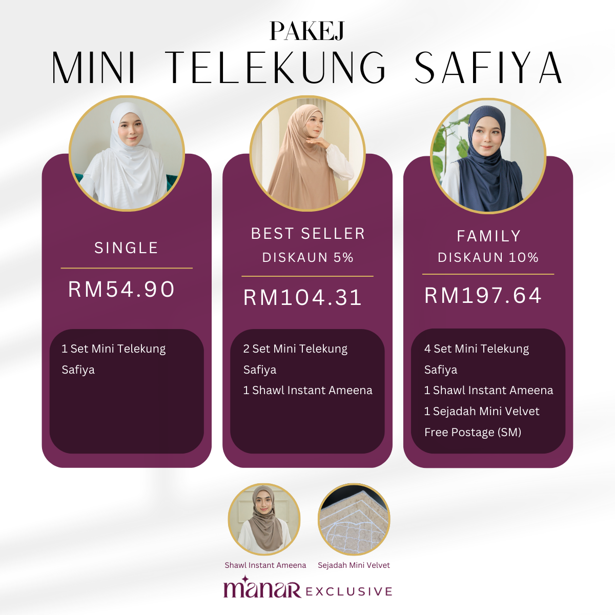 Mini Telekung Safiya