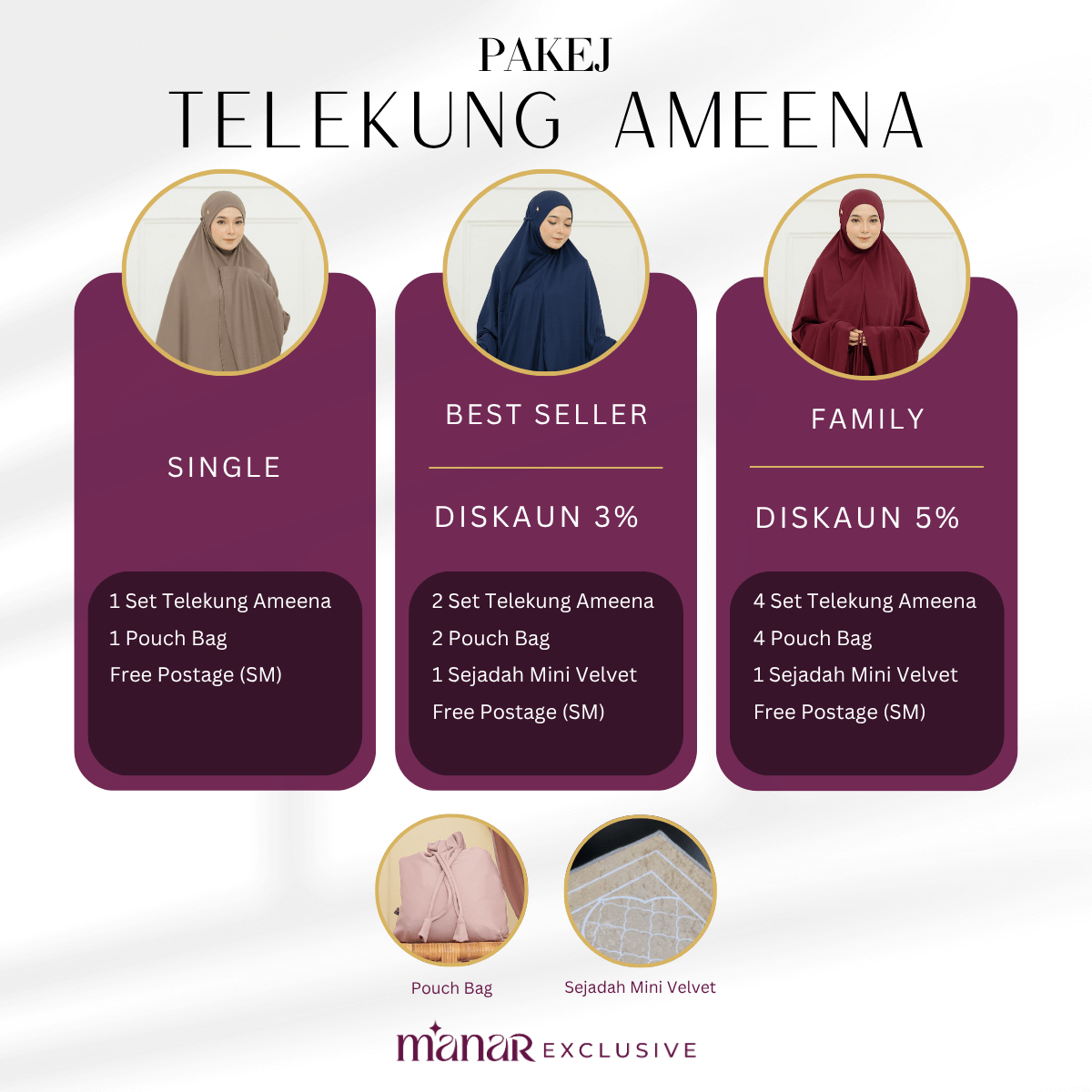 Telekung Ameena V2